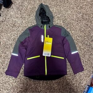 Ski-Doo Teens' Particle Jacket Deep Purple Size 12 Girls Winter Snowmobile
